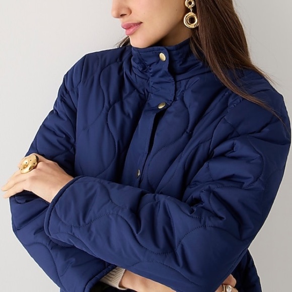 J Crew New quilted cocoon puffer coat
Item BK668 - Picture 3 of 5